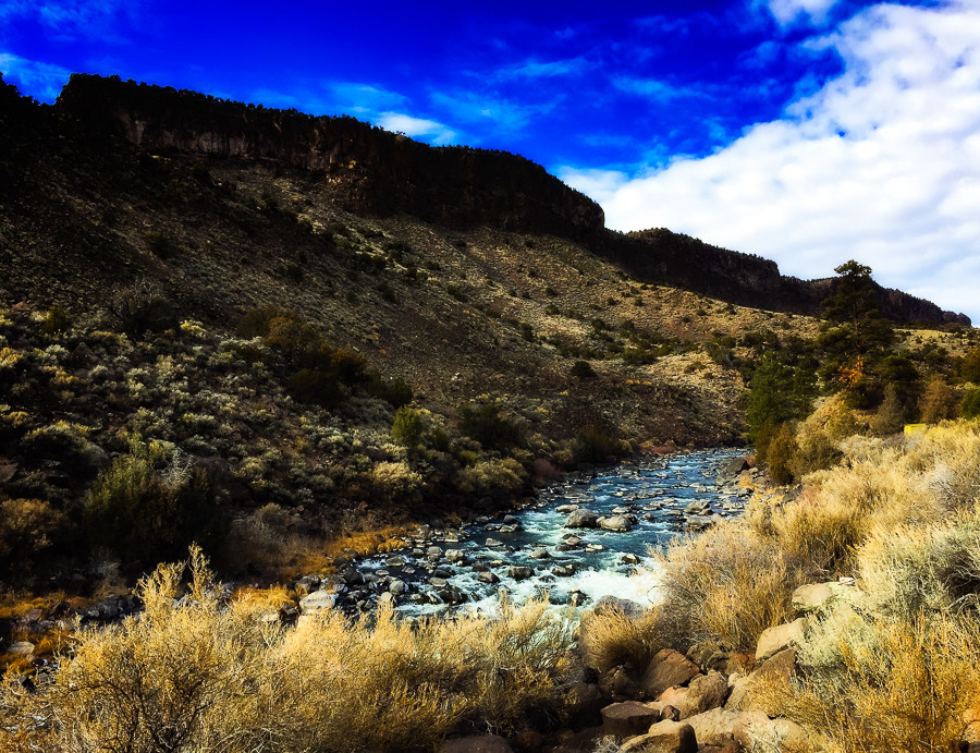 Rio Grande River, Cebolla Mesa, Taos, New Mexico